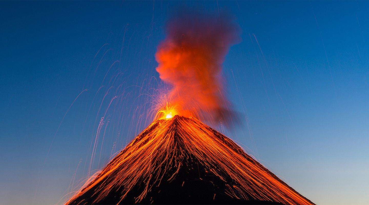 Fuego vulkaanuitbarsting