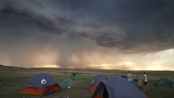 Storm boven Wyoming